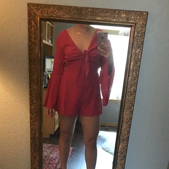 Sexy Hot Pink Romper - Picture 4 of 8
